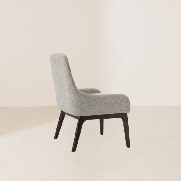 VHC-002 Modern Fabric Upholstered Accent Chair with Wooden Legs for Room - Image 4