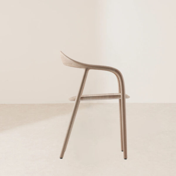 VHC-040 Mid-Century Modern Fusion Solid Wood Dining Chair - Image 4