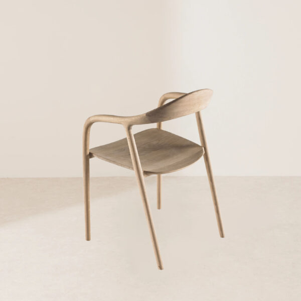 VHC-040 Mid-Century Modern Fusion Solid Wood Dining Chair - Image 5