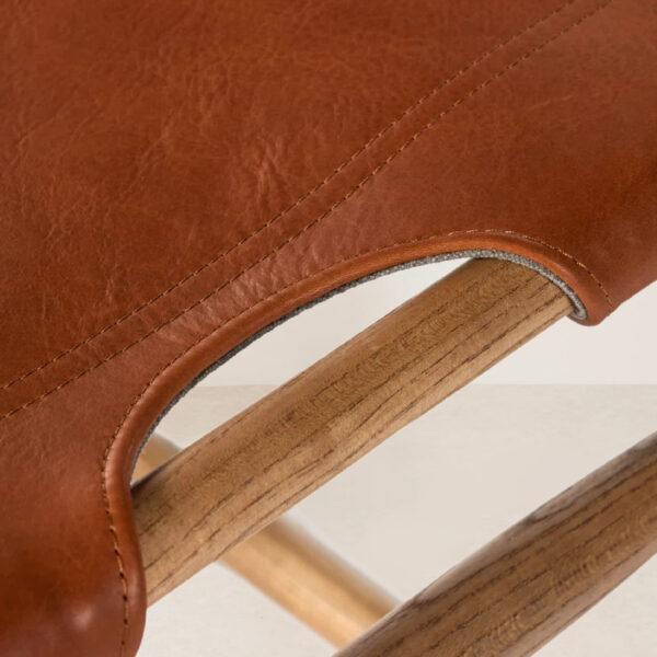 VHB-021 French Country-Style Counter Stool with Tapered Spindle Legs - Image 5