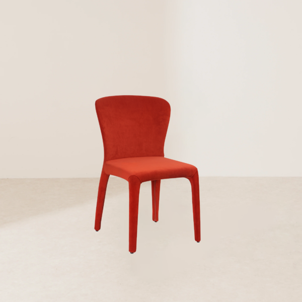 VHC-011 Elegant Red Dining Chair, The Perfect Companion For Home Dining - Image 2