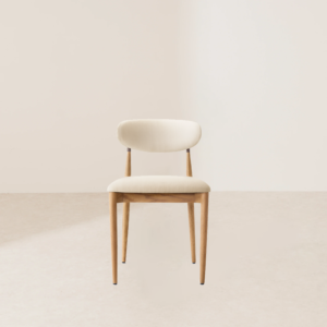 VHC-017 Elegant Wooden Chair with Soft Fabric Decoration