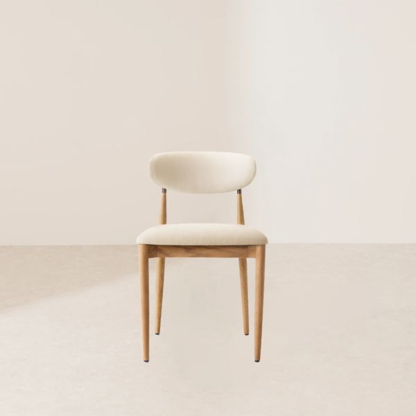 VHC-017 Elegant Wooden Chair with Soft Fabric Decoration