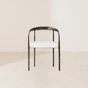 VHC-023 Hand-Forged Unique Texture Slender Tapered Metal Chair