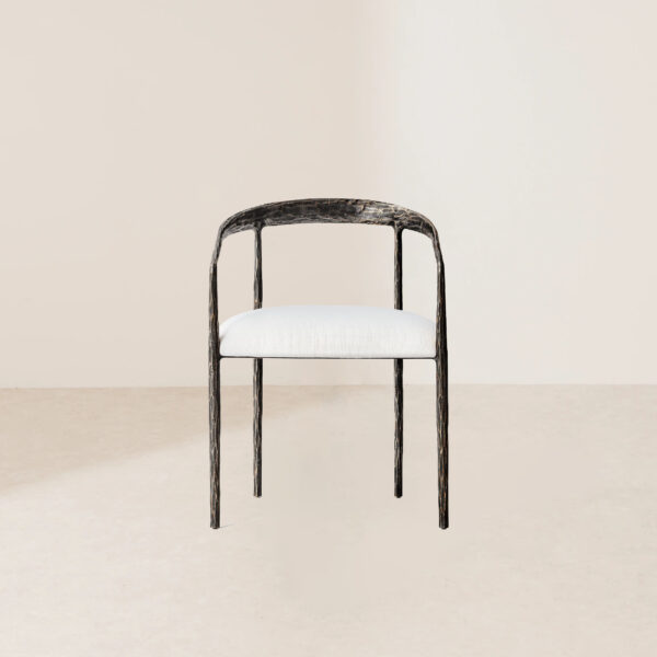 VHC-023 Hand-Forged Unique Texture Slender Tapered Metal Chair