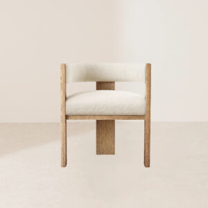 VHC-026 Minimalist Wooden Modern Dining Chair with Fabric Cover