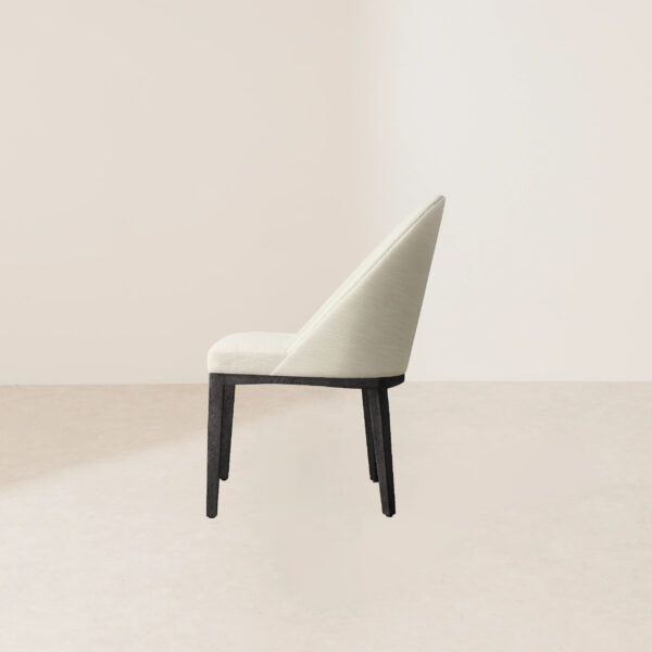VHC-029 Modern Minimalist Curved Backrest Dining Chair - Image 3