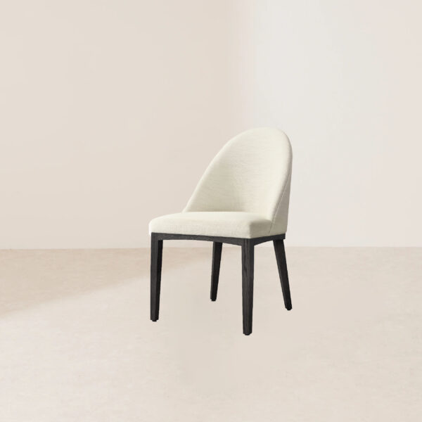 VHC-029 Modern Minimalist Curved Backrest Dining Chair - Image 2