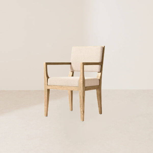 VHC-030 Minimalist Modern Straight-Line Design Armchair - Image 2