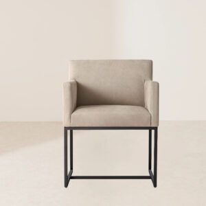 VHC-032 Contemporary Fabric Armchair with Metal Legs for Modern Living Spaces