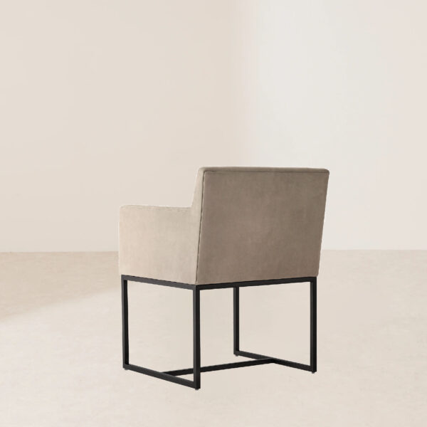 VHC-032 Contemporary Fabric Armchair with Metal Legs for Modern Living Spaces - Image 4