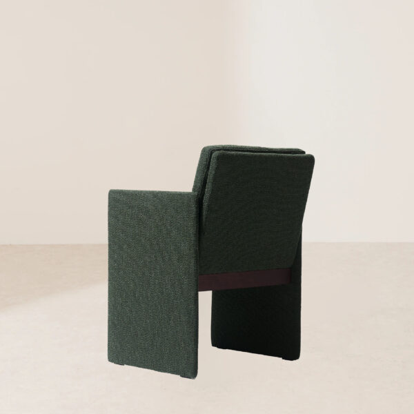 VHC-039  Nordic Fresh Green Fabric Armchair with A Comfortable Sitting Experience - Image 3