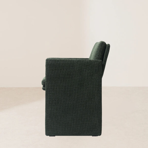 VHC-039  Nordic Fresh Green Fabric Armchair with A Comfortable Sitting Experience - Image 2