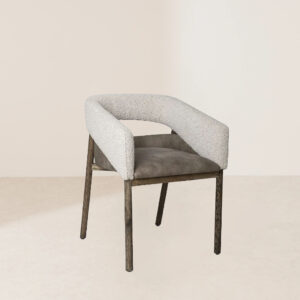 VHC-041 Contemporary Fabric Dining Chair with Open Back Design