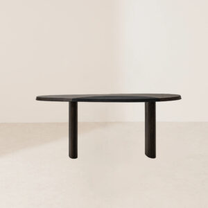 VHCT-002 European Oak Minimalist Leather Inlay Coffee Table for Modern Creative Home Decor