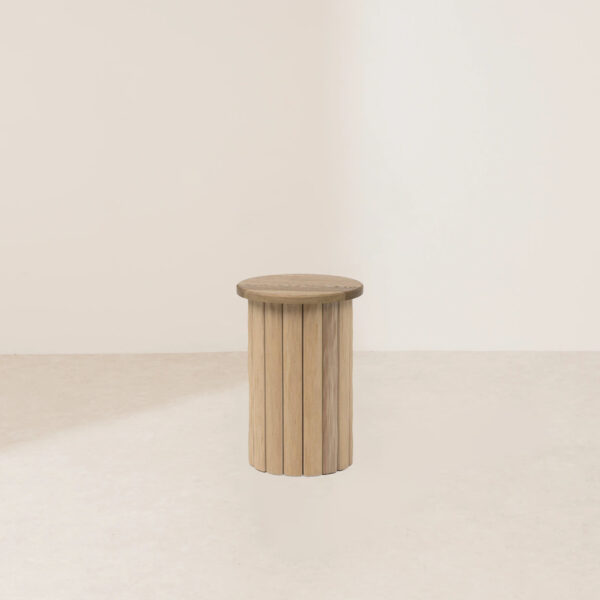 VHCT-003 Unique Kitayama Cedar Traditional Handicraft Renewal Side Table - Image 2