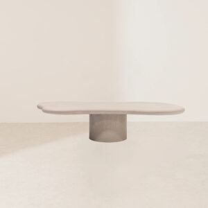 VHCT-004 Handcrafted Multi-Layer Cement Textured Unique Artisan Coffee Table