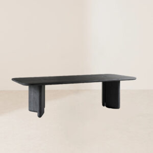 VHCT-006 Solid Oak Coffee Table with Thick Edge Board and Antique Leg Profile