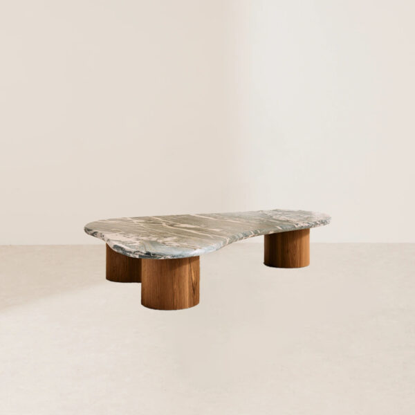 VHCT-012 Multifunctional Nestable Coffee Side Table with Organic Dome Top and Cylindrical Base - Image 2