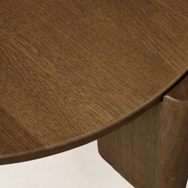 VHCT-022 Handmade Custom Solid Wood Oak Natural Texture Modern Minimalist Coffee Table - Image 4
