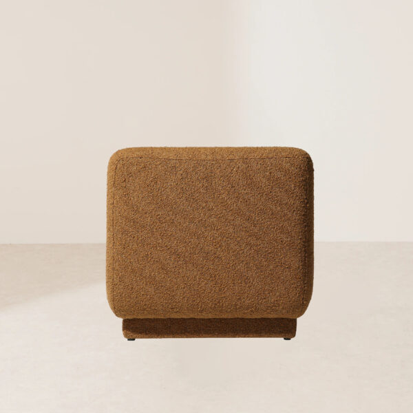 VHL-004 Modern Minimalist Brown Boucle-Like Textured Single Seat Sofa Chair - Image 4