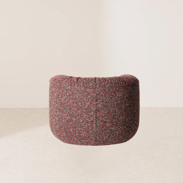 VHL-024 Handcrafted Leather Modern Fusion Brutalist Streamline Lounge Chair - Image 2
