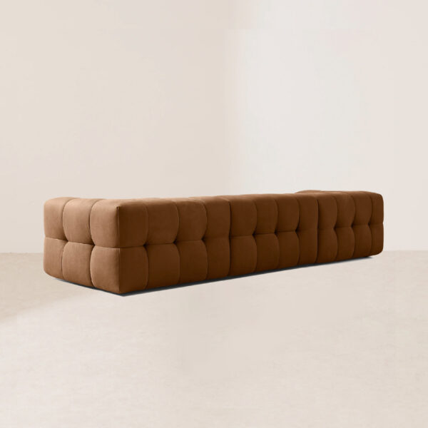 VHS-004 Handcrafted Long Geometric Quilted Modular Sofa - Image 4