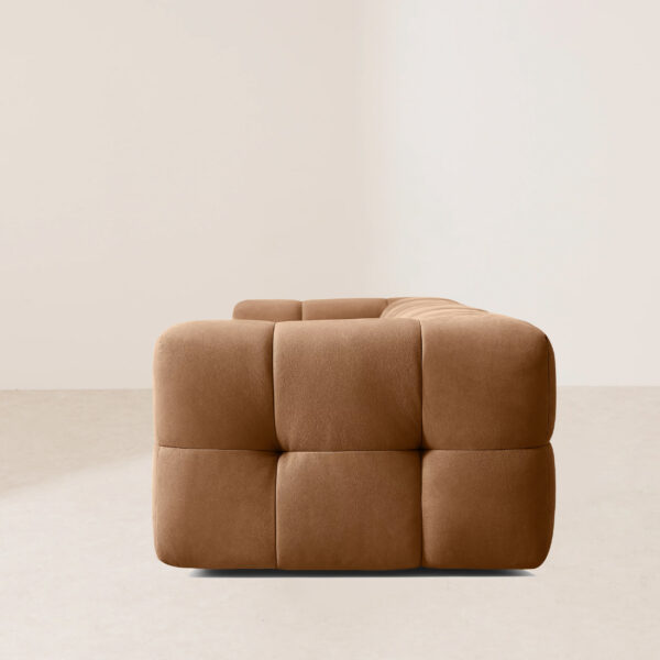 VHS-004 Handcrafted Long Geometric Quilted Modular Sofa - Image 3