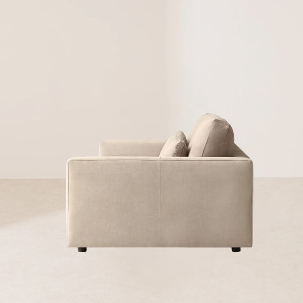 VHS-005 Handcrafted Modern Minimalist Reinforced Wood High-Performance Velvet Two-Seater Sofa - Image 3