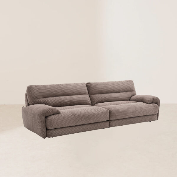 VHS-017 Italian-Romantic Wave-Pattern Dual-Seat Flexible-Layout Comfort-Hug Immersive-Leisure Sofa - Image 2