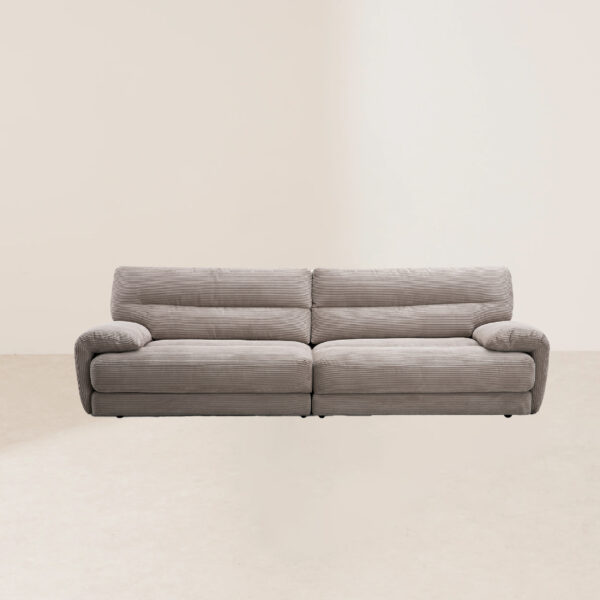 VHS-017 Italian-Romantic Wave-Pattern Dual-Seat Flexible-Layout Comfort-Hug Immersive-Leisure Sofa