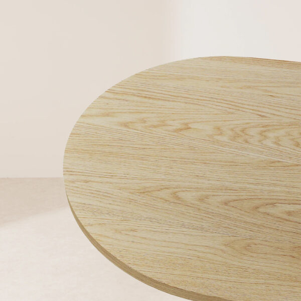 VHDT-004 Elegant Oval Extendable Dining Table Crafted from High-Quality Materials - Image 4