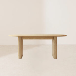 VHDT-004 Elegant Oval Extendable Dining Table Crafted from High-Quality Materials