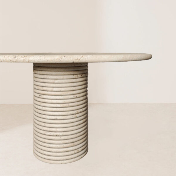 VHDT-018 Unique Design Round Stone Table - Image 4