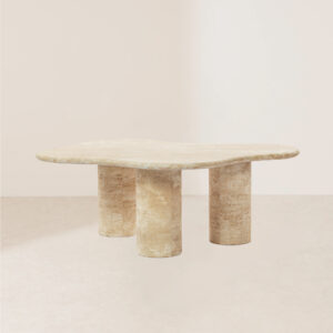 VHDT-020 Modern Wave-Shaped Luxurious Freeform Stone Dining Table