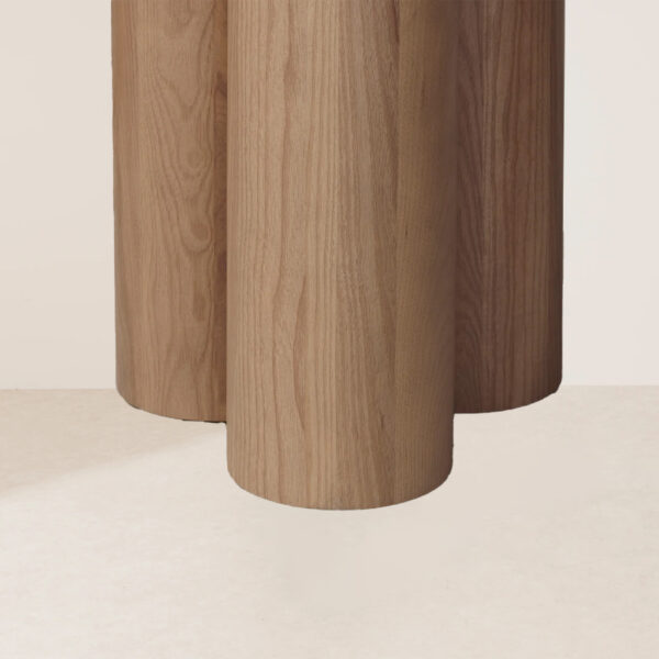 VHT-005 Solid Wood Sculptural Rectangular Console Table - Image 4