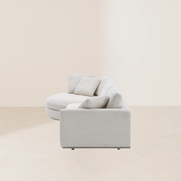 VHS-022 Modern Minimalist Sofa Set Combining Semi-Circular Arc and Rectangular Seat - Image 2